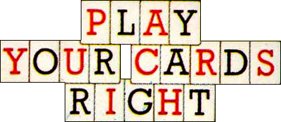 Play Your Cards Right logo for ZX Spectrum
